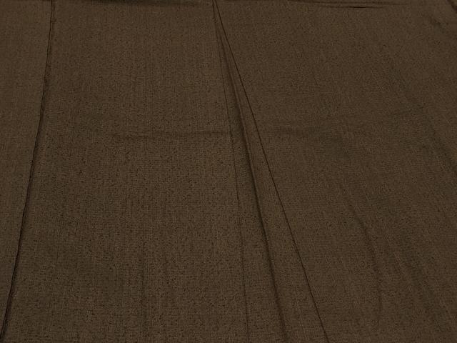 平和屋着物＃男性　長羽織　紬地　霞文　正絹　逸品　CABF1249in