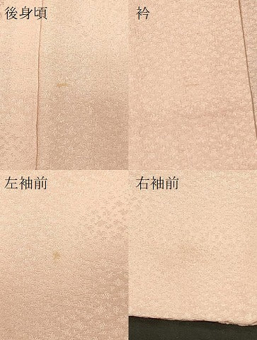 平和屋着物＃羽織　寿光織　草花文　金糸　正絹　逸品　CABF1251in