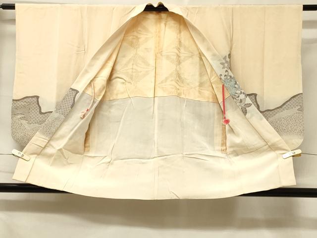 平和屋着物＃羽織　寿光織　乱菊　金糸　正絹　逸品　CABF1252in