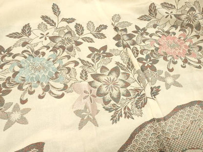 平和屋着物＃羽織　寿光織　乱菊　金糸　正絹　逸品　CABF1252in