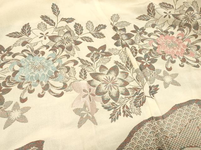 平和屋着物＃羽織　寿光織　乱菊　金糸　正絹　逸品　CABF1252in