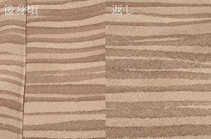 平和屋着物＃羽織　横段文　銀通し地　正絹　逸品　CABF1253in