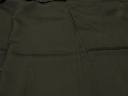 平和屋着物＃男性　長羽織　黒紋付　高島屋扱い　正絹　逸品　未使用　CABF1255in
