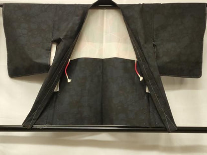 平和屋着物＃本場大島紬　羽織　雲取り草花文　正絹　逸品　未使用　CABF1263in