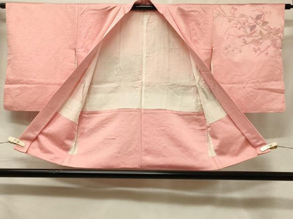 平和屋着物＃羽織　寿光織　枝葉文　正絹　逸品　未使用　CABF1265in