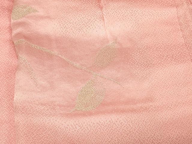 平和屋着物＃羽織　寿光織　枝葉文　正絹　逸品　未使用　CABF1265in