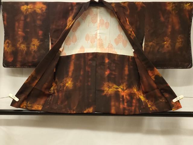 平和屋着物＃羽織　南天地紋　霞文　暈し染め　正絹　逸品　未使用　CABF1266in