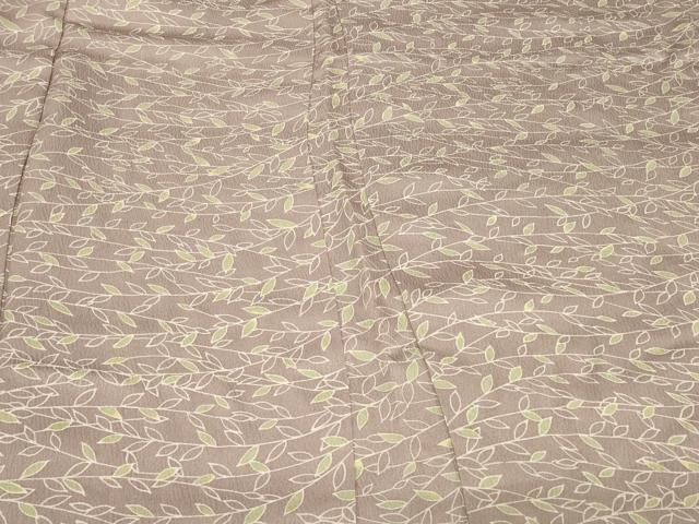 平和屋着物＃羽織　枝葉文　正絹　逸品　未使用　CABF1268in