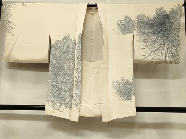 平和屋着物＃羽織　刺繍　乱菊　銀糸　正絹　逸品　CABF1270in