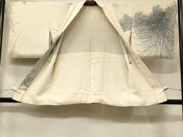 平和屋着物＃羽織　刺繍　乱菊　銀糸　正絹　逸品　CABF1270in