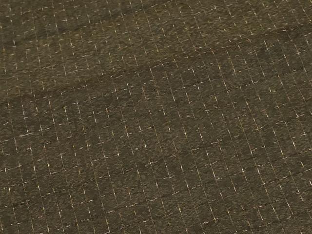 平和屋着物＃男性　長羽織　格子柄　正絹　逸品　CABF1276in