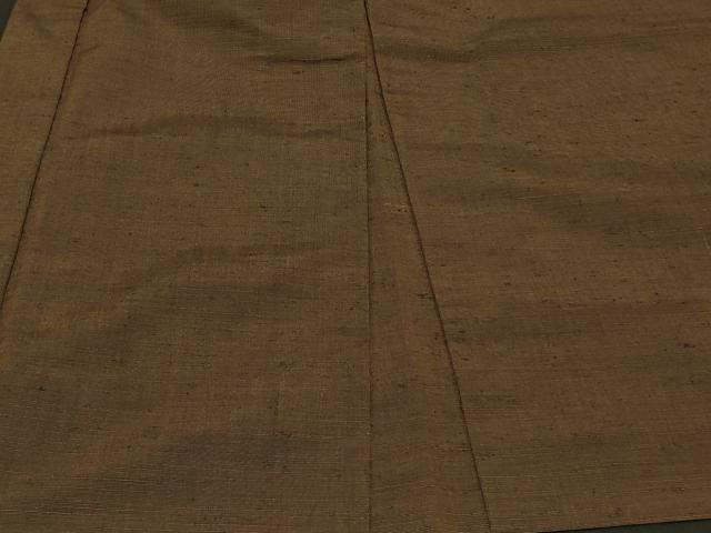 平和屋着物＃男性　長羽織　紬地　単衣　霞文　正絹　逸品　CABF1277in