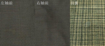 平和屋着物＃男性　本場大島紬　長羽織　80亀甲　総詰め　正絹　逸品　CABF1282in