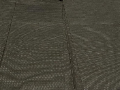 平和屋着物＃男性　本場大島紬　長羽織　80亀甲　総詰め　正絹　逸品　CABF1288in