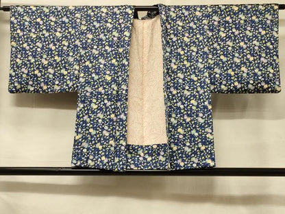 平和屋着物＃羽織　亀甲草花文　正絹　逸品　CABF1291in