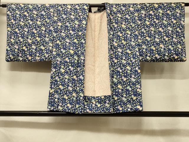平和屋着物＃羽織　亀甲草花文　正絹　逸品　CABF1291in