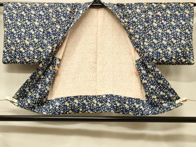 平和屋着物＃羽織　亀甲草花文　正絹　逸品　CABF1291in