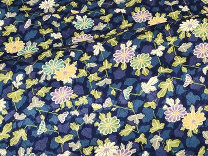 平和屋着物＃羽織　亀甲草花文　正絹　逸品　CABF1291in