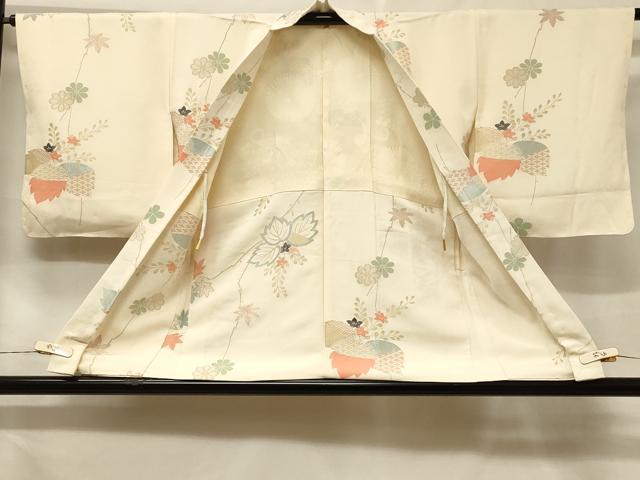 平和屋着物＃羽織　寿光織　吉祥草花文　金銀糸　正絹　逸品　未使用　CABF1295in 平和屋着物＃羽織 寿光織 吉祥草花文 金銀糸 正絹 逸品 未使用 CABF1295in