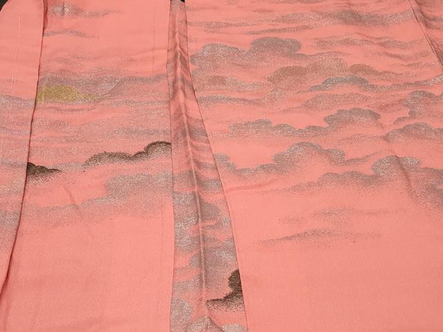 平和屋着物＃羽織　寿光織　雲重ね文　金銀糸　正絹　逸品　未使用　CABF1296in