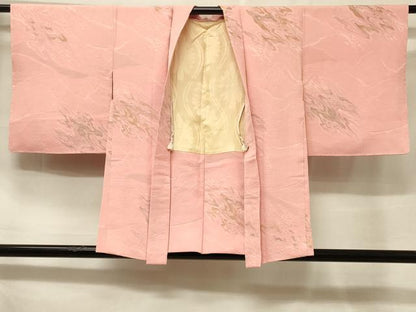 平和屋着物＃羽織　寿光織　霞文　金銀糸　正絹　逸品　CABF1302in