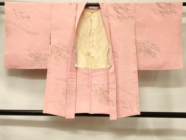平和屋着物＃羽織　寿光織　霞文　金銀糸　正絹　逸品　CABF1302in