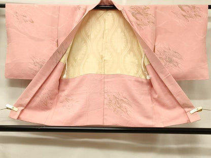 平和屋着物＃羽織　寿光織　霞文　金銀糸　正絹　逸品　CABF1302in