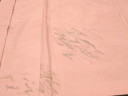 平和屋着物＃羽織　寿光織　霞文　金銀糸　正絹　逸品　CABF1302in