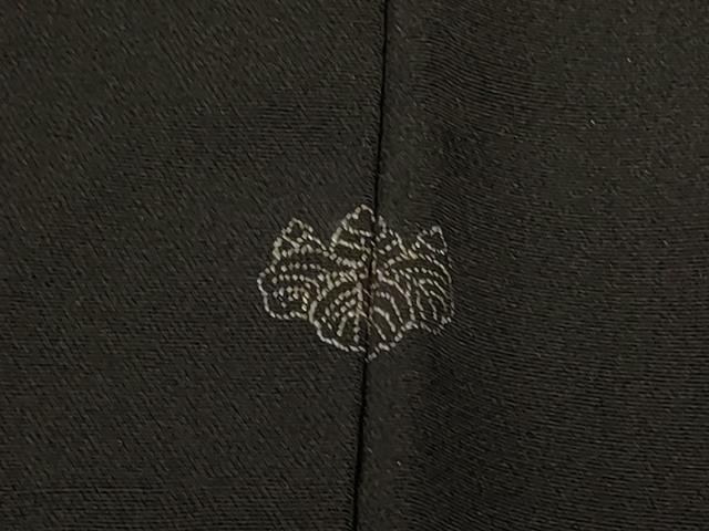 平和屋着物＃羽織　総刺繍　吉祥草花文　黒地　正絹　逸品　CABF1307in 平和屋着物＃羽織 総刺繍 吉祥草花文 黒地 正絹 逸品 CABF1307in