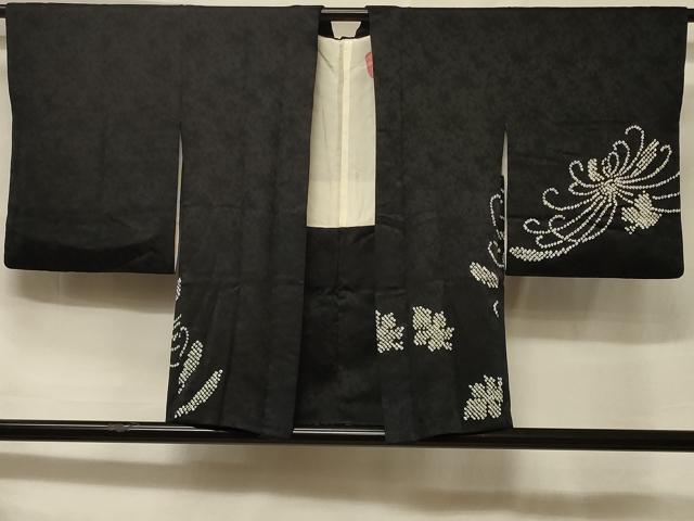 平和屋着物＃羽織　総絞り　乱菊　黒地　正絹　逸品　CABF1313in 平和屋着物＃羽織 総絞り 乱菊 黒地 正絹 逸品 CABF1313inの通販 by