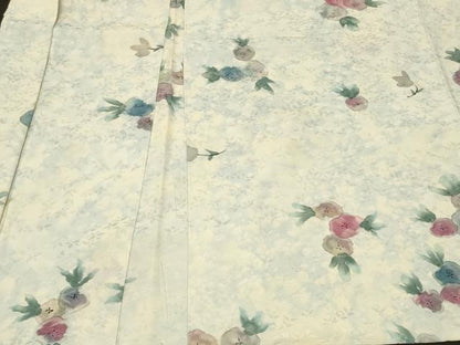 平和屋着物＃羽織　草花文　暈し染め　正絹　逸品　未使用　CABF1314in