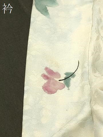 平和屋着物＃羽織　草花文　暈し染め　正絹　逸品　未使用　CABF1314in