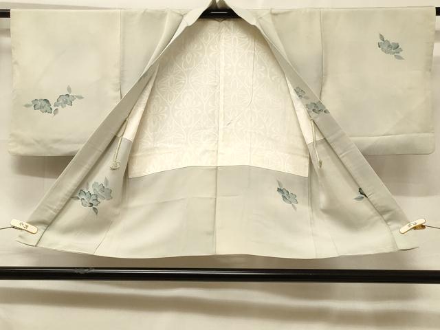 平和屋着物＃羽織　手描き　草花文　暈し染め　正絹　逸品　CABF1315in