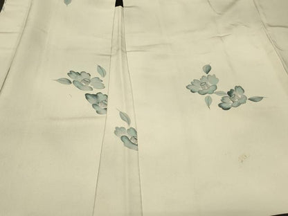 平和屋着物＃羽織　手描き　草花文　暈し染め　正絹　逸品　CABF1315in