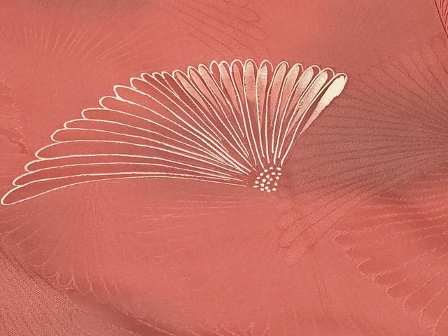 平和屋着物＃羽織　地紋起こし　舞菊文　暈し染め　正絹　逸品　CABF1318in 平和屋着物＃羽織 地紋起こし 舞菊文 暈し染め 正絹 逸品 CABF1318in