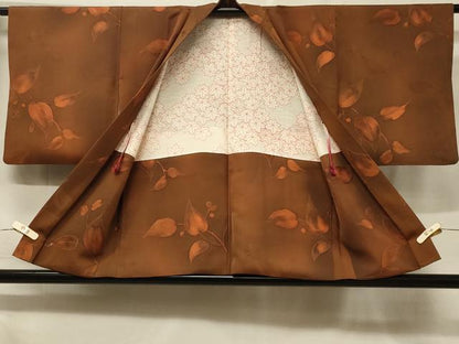 平和屋着物＃羽織　地紋起こし　南天文　暈し染め　正絹　逸品　CABF1319in
