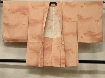 平和屋着物＃羽織　地紋起こし　笹の葉文　暈し染め　正絹　逸品　未使用　CABF1320in