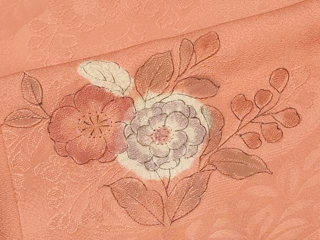 平和屋着物＃羽織　地紋起こし　辻が花　正絹　逸品　CABF1322in