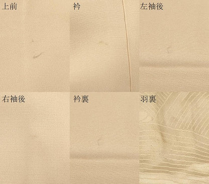 平和屋着物＃羽織　草花文　暈し染め　金糸　正絹　逸品　CABF1333in