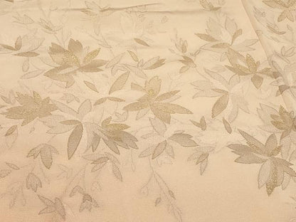 平和屋着物＃羽織　草花文　暈し染め　金糸　正絹　逸品　CABF1333in