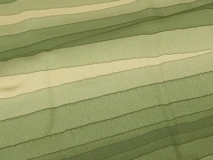 平和屋着物＃羽織　横段文　正絹　逸品　未使用　CABF1338in