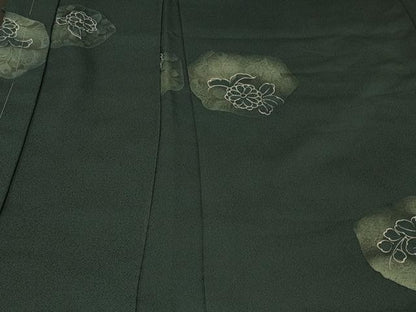 平和屋着物＃羽織　地紋起こし　草花文　暈し染め　正絹　逸品　未使用　CABF1339in