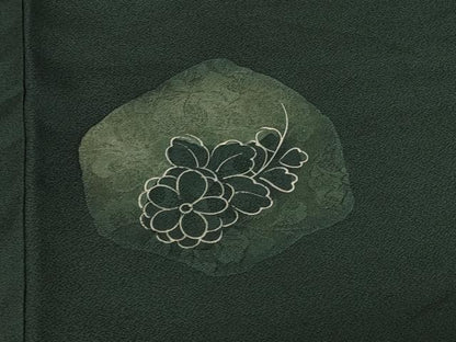 平和屋着物＃羽織　地紋起こし　草花文　暈し染め　正絹　逸品　未使用　CABF1339in