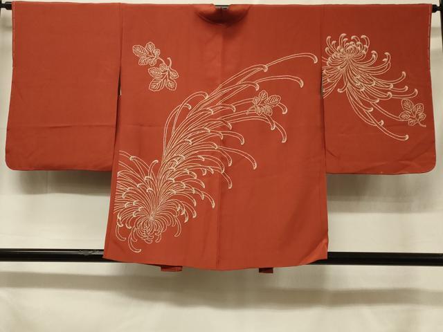 平和屋着物＃中国三大刺繍　総相良刺繍　羽織　乱菊　正絹　逸品　未使用　CABF1340in
