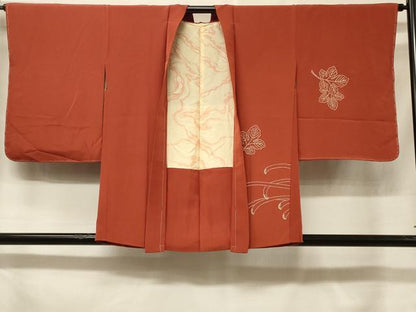 平和屋着物＃中国三大刺繍　総相良刺繍　羽織　乱菊　正絹　逸品　未使用　CABF1340in