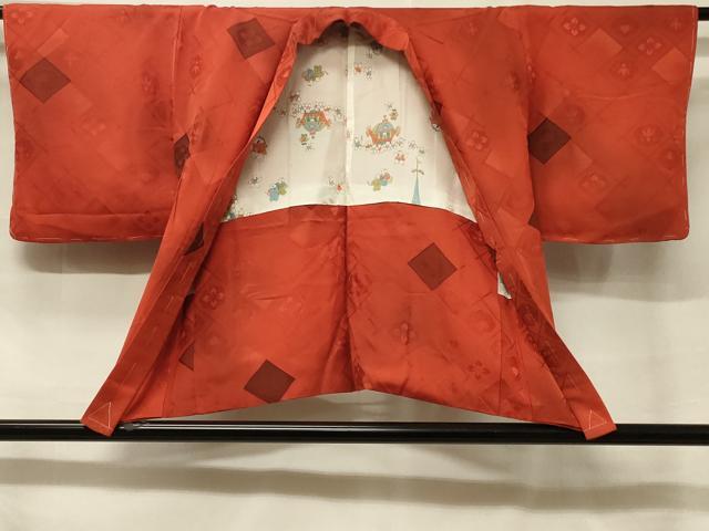 平和屋着物＃羽織　地紋起こし　花菱文　暈し染め　正絹　逸品　未使用　CABF1341in