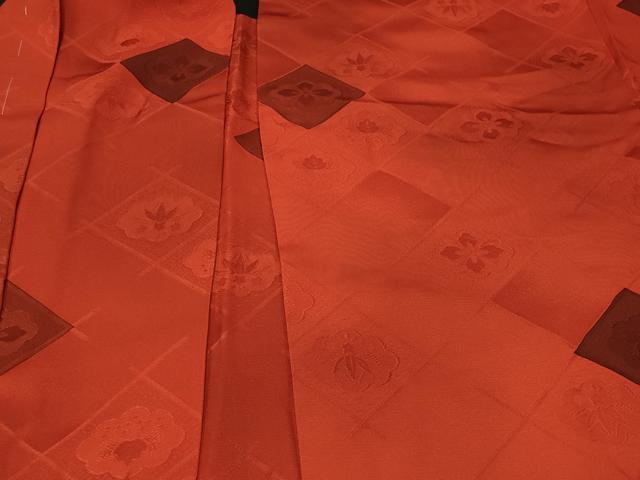平和屋着物＃羽織　地紋起こし　花菱文　暈し染め　正絹　逸品　未使用　CABF1341in