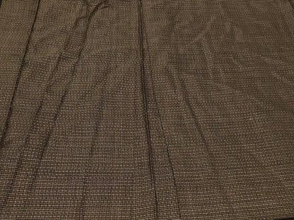 平和屋着物＃男性　本場大島紬　長羽織　絣文様　正絹　逸品　CABF1348in