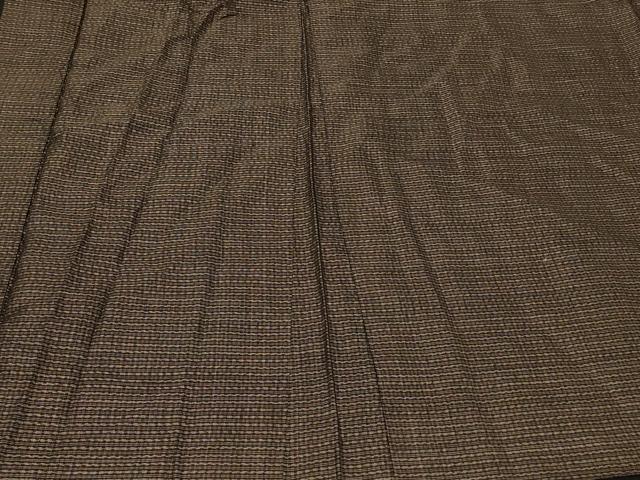 平和屋着物＃男性　本場大島紬　長羽織　絣文様　正絹　逸品　CABF1348in