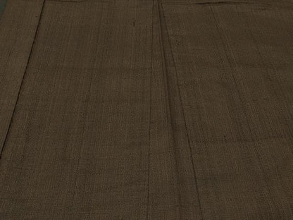 平和屋着物＃男性　長羽織　紬地　霞文　正絹　逸品　CABF1350in